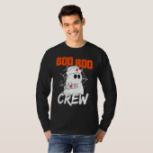 Boo Boo Crew Nurse Scary Halloween Costume Ghost Tシャツ (正面フル)