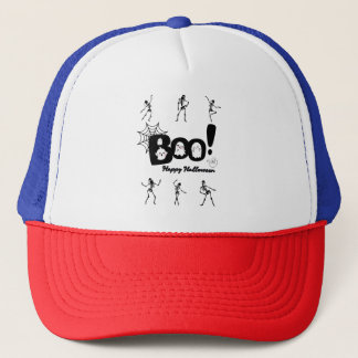 Boo Boo Ghost & Skeletons Halloween spooky キャップ