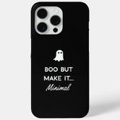 Boo But Make It Minimal Ghost Phone Case Case-Mate iPhoneケース (裏面)