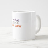 Boo Crew - かわいいハロウィンガーストデザイン ジャンボコーヒーマグカップ (正面右)