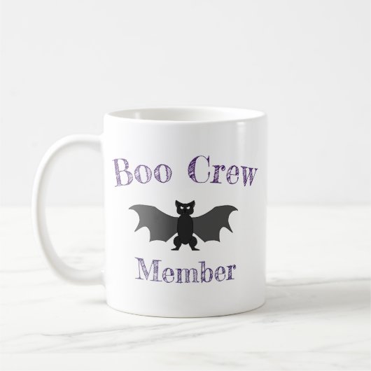 Boo Crew カートゥーン コウモリ ハロウィン マグカップ (左)