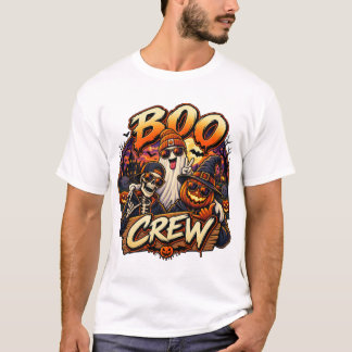 Boo Crew ハロウィンのゴースト Tシャツ