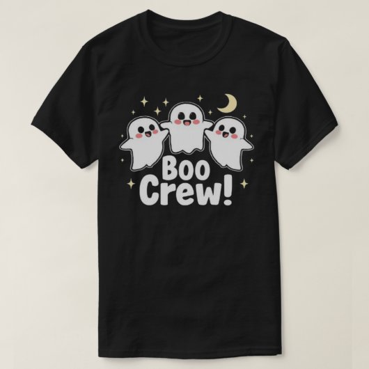 Boo Crew ハロウィンTシャツ Tシャツ (デザイン正面)