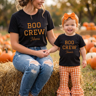 Boo Crew ママ ファミリーマッチングハロウィン Tシャツ