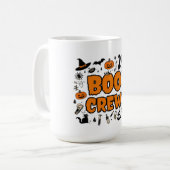Boo Crew Classic Mug – Spooky Cute Halloween Vibes コーヒーマグカップ (正面左)