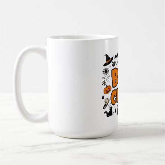 Boo Crew Classic Mug – Spooky Cute Halloween Vibes コーヒーマグカップ (左)