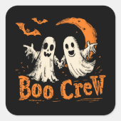 Boo Crew | ExDesigner | ハロウィン スクエアシール (正面)