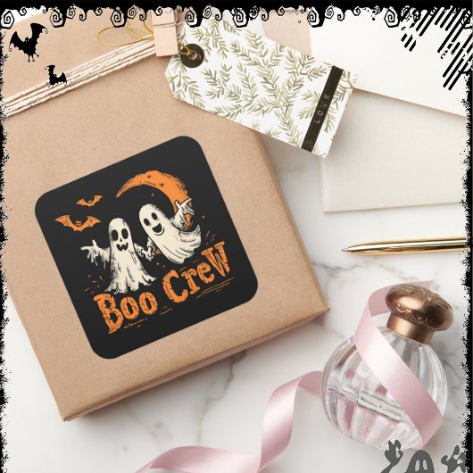 Boo Crew | ExDesigner | ハロウィン スクエアシール