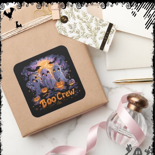Boo Crew | ExDesigner | ハロウィン スクエアシール