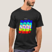 Boo Crew family/ team Trippy Psychedelic RGB Tシャツ (正面)