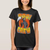 Boo Crew Grim Reaper  Cute Matching Halloween Cost Tシャツ (正面)