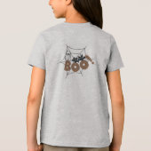 Boo Crew Halloween Kids T-Shirt with Skeleton, Bat トライブレンドＴシャツ (裏面)