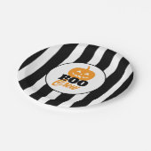 Boo Crew Jack O Lantern Halloween Party ペーパープレート (アングル)