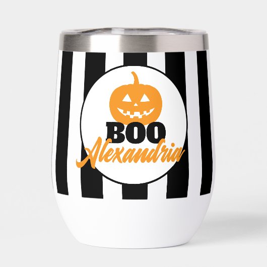 Boo Crew Jack O Lantern Personalized Halloween (背面)