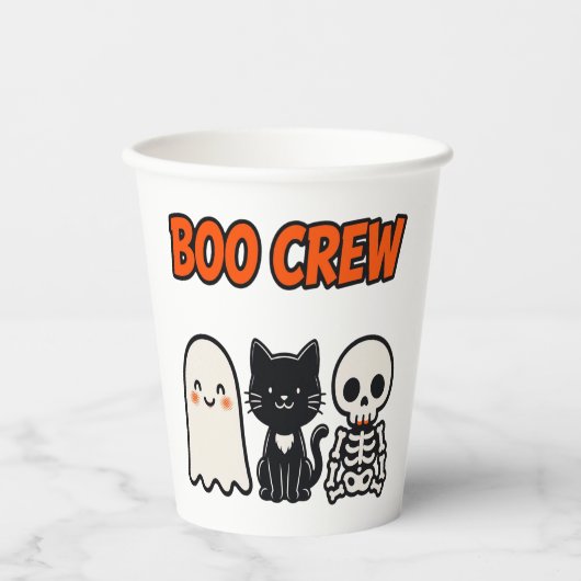 Boo Crew Matching Squad Tee 紙コップ (正面)