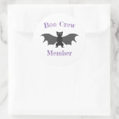 Boo Crew Member Bat Sticker Set ラウンドシール (バッグ)
