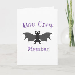 Boo Crew Member Halloween Card カード