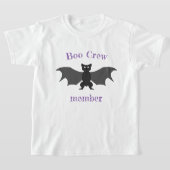 Boo Crew Member Kid's White Tシャツ (レイダウン)