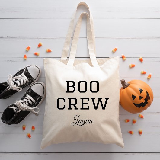 Boo Crew Monogrammed Halloween トートバッグ