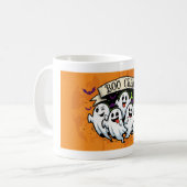Boo Crew Personalized Family Coffee Mug  コーヒーマグカップ (正面左)