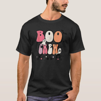 Boo Crew Retro Halloween Matching Family Group Nur Tシャツ