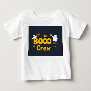 Boo Crew Tシャツ2.キッズハロウィンアパレル3.スポ ベビーTシャツ