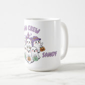 Boo Crew Two Names Halloween コーヒーマグカップ (正面右)