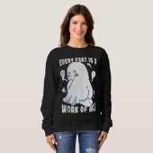Boo Cute ghost Every fart is a work of art Tank To スウェットシャツ (正面フル)