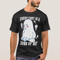 Boo Cute ghost Every fart is a work of art Tank To