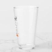 Boo! Cute Ghost Funny Halloween Pint Glass タンブラーグラス (左)