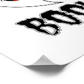 Boo! Cute Little Halloween By Lucas Retro Classic ポスター (角)