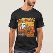 Boo Dozer Ghost Funny Halloween Tシャツ (正面)