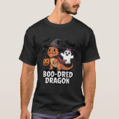 Boo-Dred Dragon Cute Halloween Design Tシャツ (正面)