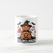 Boo Dred Dragon Halloween Art コーヒーマグカップ (中央)