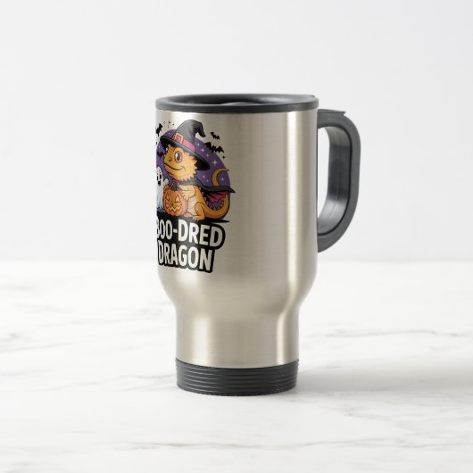 Boo-Dred Dragon Halloween Artwork トラベルマグ (正面右)