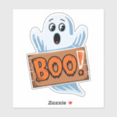 Boo Fantôme d'halloween シール (シート)