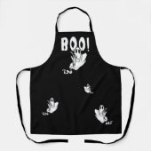 BOO! Friendly Ghosts Halloween エプロン (正面)