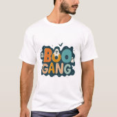 Boo Gang Cute Ghost Halloween Design Funny Spooky Tシャツ (正面)