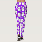Boo, ghostly.感じb BパープルBG レギンス (裏面)