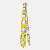 Boo, ghostly.感じb Yellow BG ネクタイ (正面)