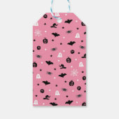 BOO! Girly Halloween Birthday Girl Party Treat ギフトタグ (裏面)