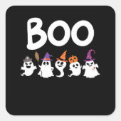 Boo Halloween スクエアシール (正面)