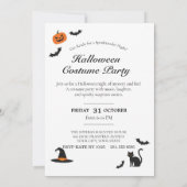 BOO! Halloween Invitation Card 招待状 (裏面)