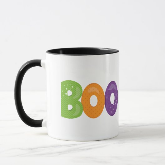 Boo Halloween Mug – Cute Spooky Coffee Mug for Hal マグカップ (左)