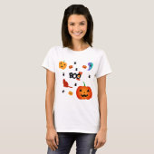 Boo Halloween Tシャツ (正面フル)