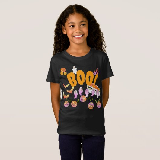 BOO HALLOWEN  Tシャツ (正面フル)