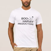 BOO -HARVEY Men's Basic Bella Canvas T-Shirt Tシャツ (正面)