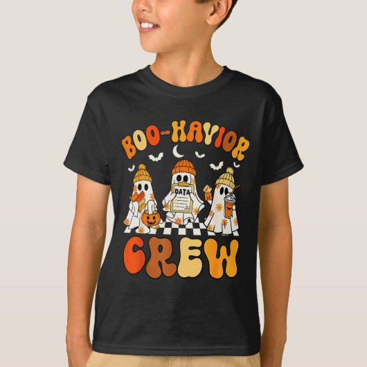 Boo-havior Crew Behavior Yst Halloween Aba  Tシャツ (正面)