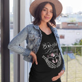 Boo-Healy賛美's Baby Girl Gothic Skeletonハート トライブレンドＴシャツ