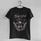 Boo-Healy賛美's Baby Girl Gothic Skeletonハート トライブレンドＴシャツ